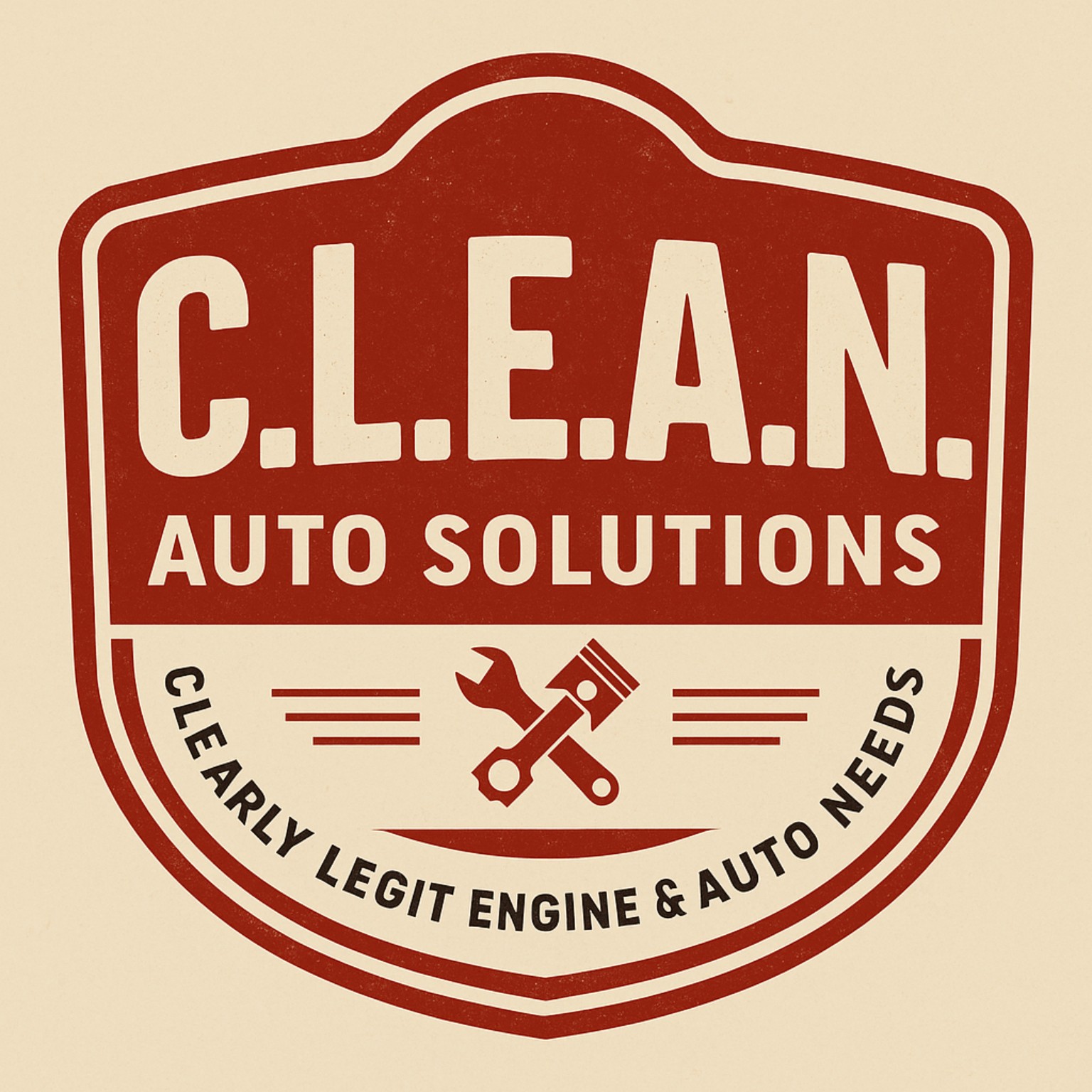 C.L.E.A.N. Auto Solutions sign
